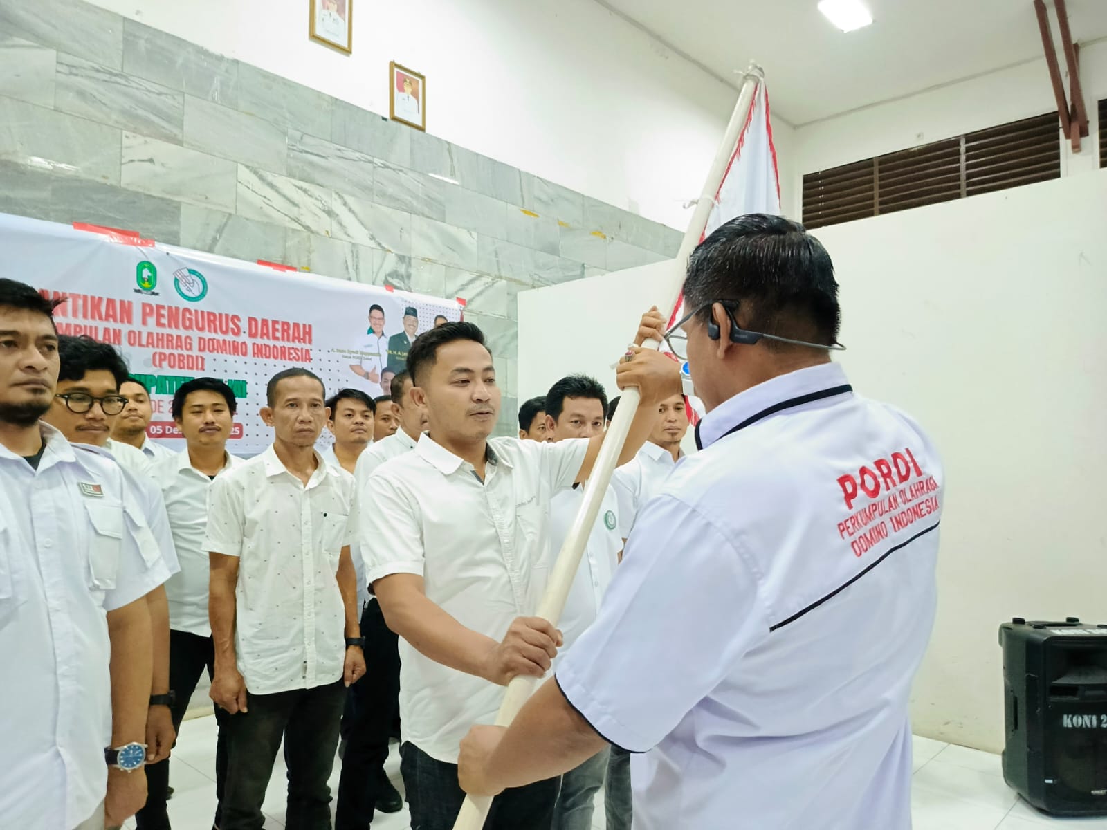 Resmi di Lantik, Andi Ikramullah Pimpin Pordi Sinjai Dari Gedung Koni