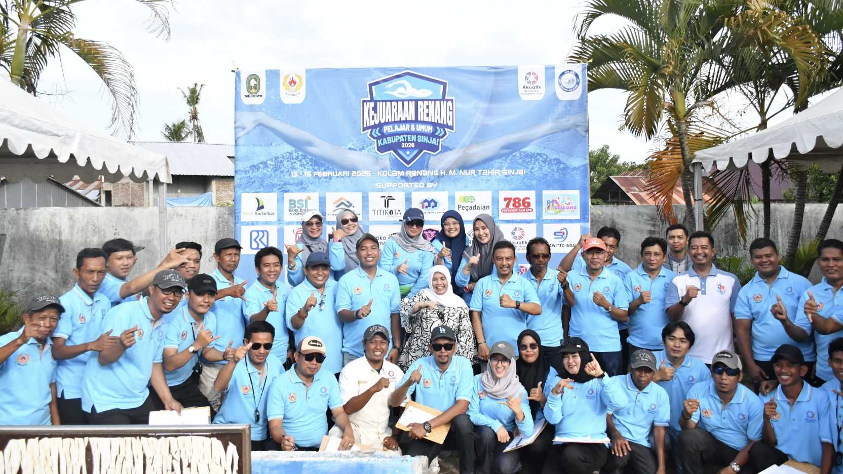 Buka Kejuaraan Renang Se-Kabupaten, Bupati Sinjai Berharap Lahirkan Atlet Level Internasional