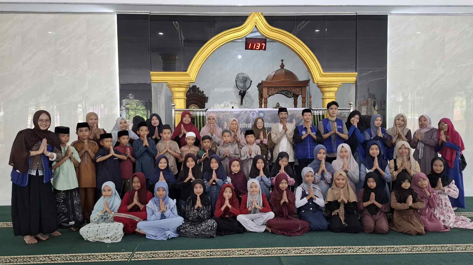 Peserta KKN Desa Puncak Gelar Festival Anak Sholeh untuk Asah Bakat dan Ilmu Agama