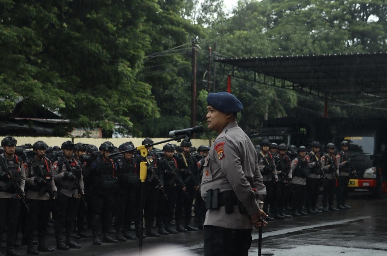 Apel Kesiapsiagaan, Dansat Brimob Polda Sulsel Ingatkan Pesan Integritas dan Disiplin Personel 