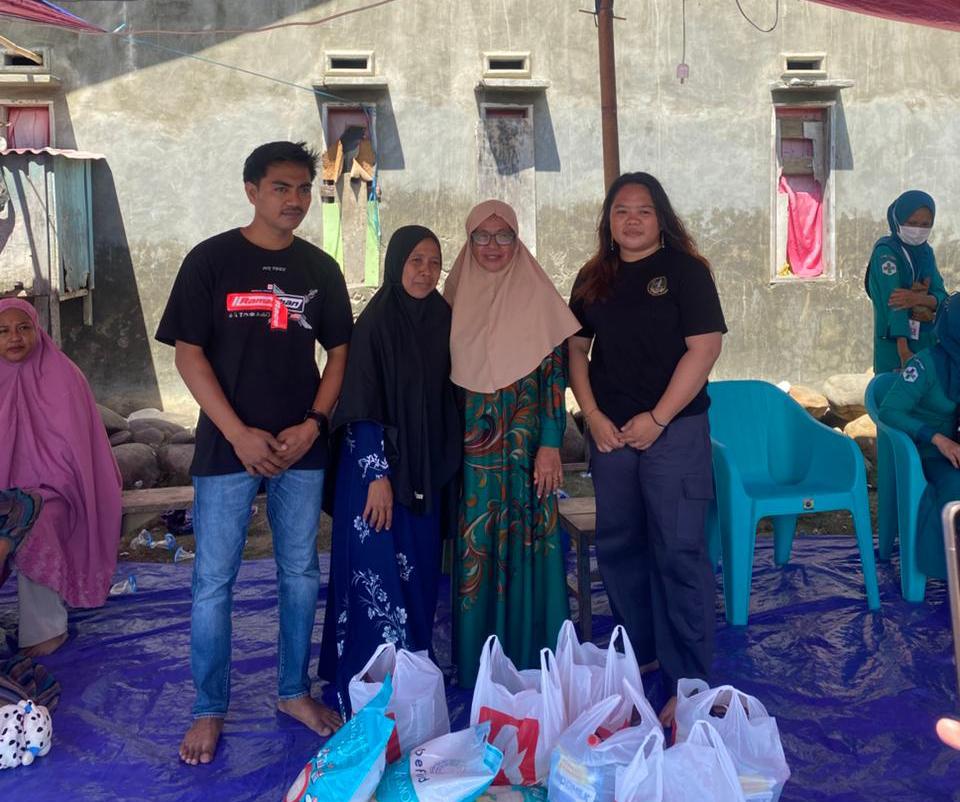 Solidaritas Perantau Mengalir ke Tappe’e: HIMAS Morowali Kirim Bantuan untuk Korban Kebakaran