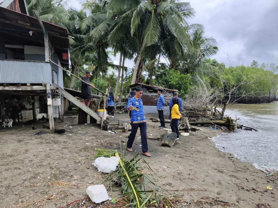 15 Rumah di Dusun Takalala Sinjai Terancam Abrasi Pantai