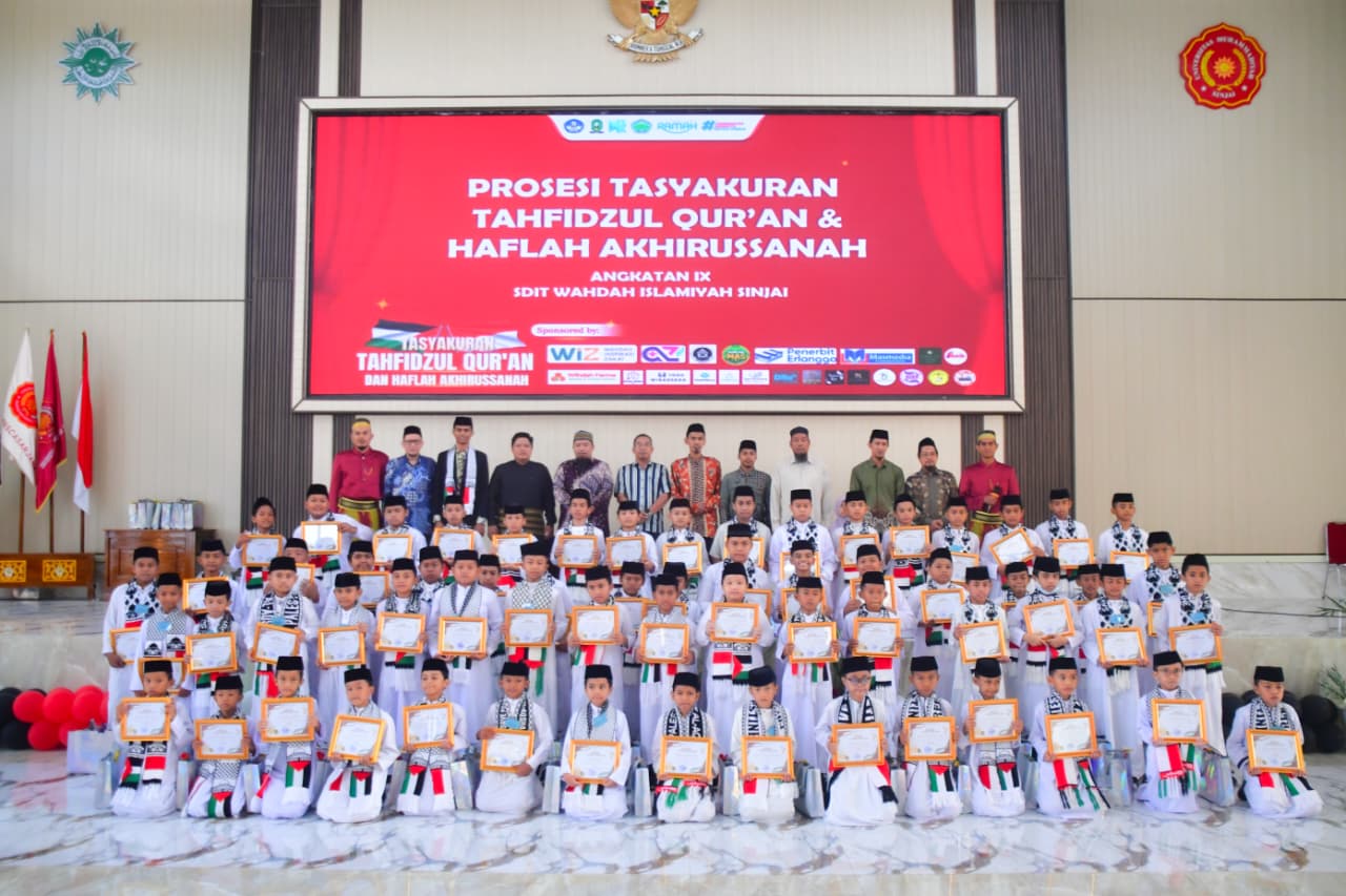 Spirit Al-Aqsho Menggema di Sinjai, 126 Siswa SDIT Wahdah Ikuti Tasyakuran Tahfidz