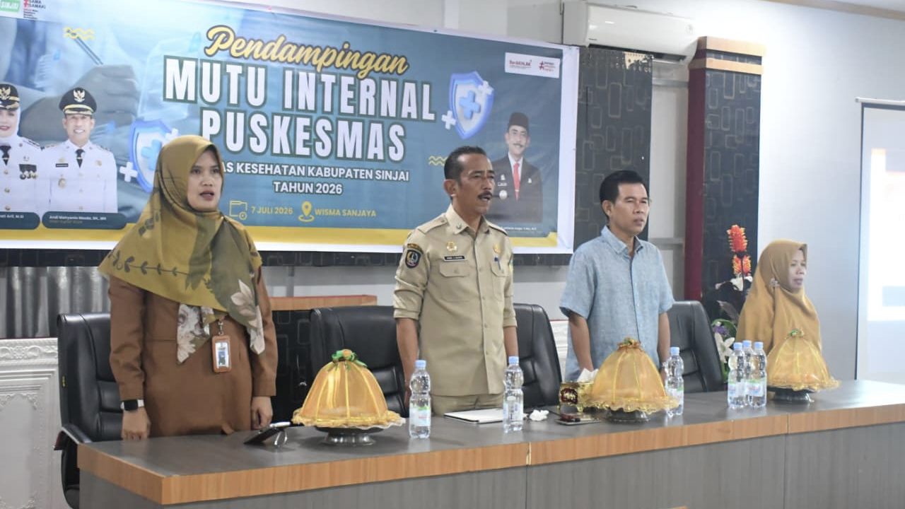 Sekda Sinjai Buka Pendampingan Mutu Internal Puskesmas, Tegaskan Komitmen Tingkatkan Kualitas Pelayanan Kesehatan