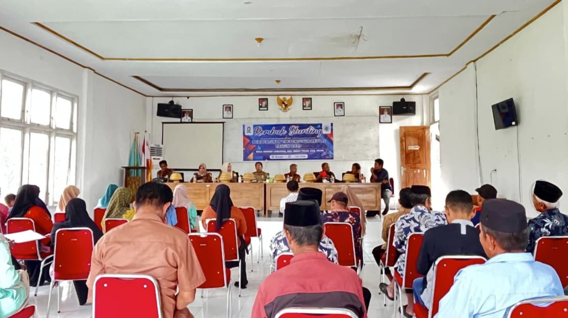 Pemdes Bongki Lengkese Gelar Rembuk Stunting dan Bentuk Tim Penyusun RKPDes 2027, Fokus Tekan Angka Stunting