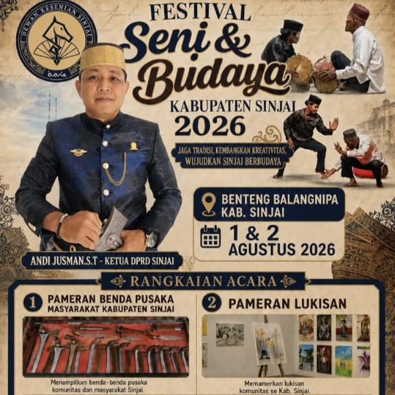 Festival Seni dan Budaya Sinjai 2026 Siap Digelar, Benteng Balangnipa Jadi Pusat Pelestarian Tradisi dan Kreativitas