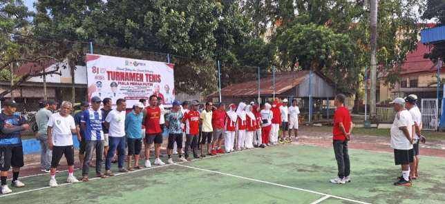 PELTI Sinjai Semarakkan HUT RI Ke-81 Lewat Turnamen Tenis Antar Klub, Perkuat Silaturahmi dan Sportivitas