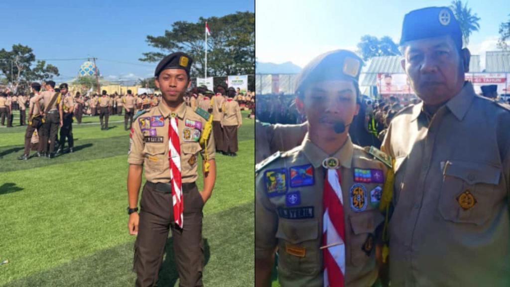 Dari Ribuan Siswa, Syeril Putra Asli Sinjai Dipercaya Pimpin Upacara Hari Pramuka se-Sulsel