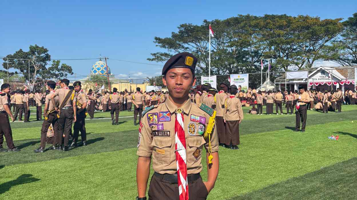 Profil Muh. Syeril, Putra Sinjai yang Jadi Pemimpin Upacara Hari Pramuka Se Sulawesi Selatan