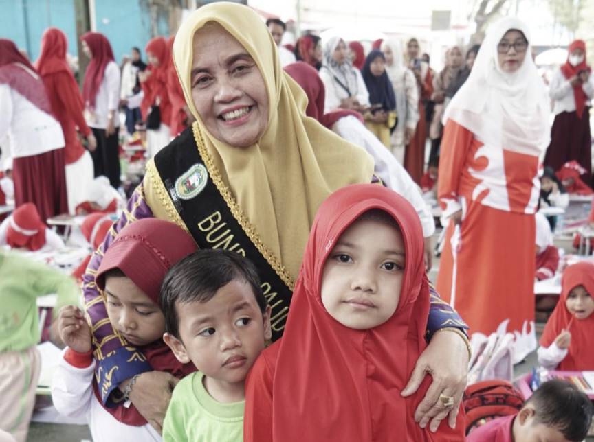 HUT RI ke-81 di Sinjai Makin Meriah, 200 Anak PAUD Adu Kreasi di Lomba Mewarnai