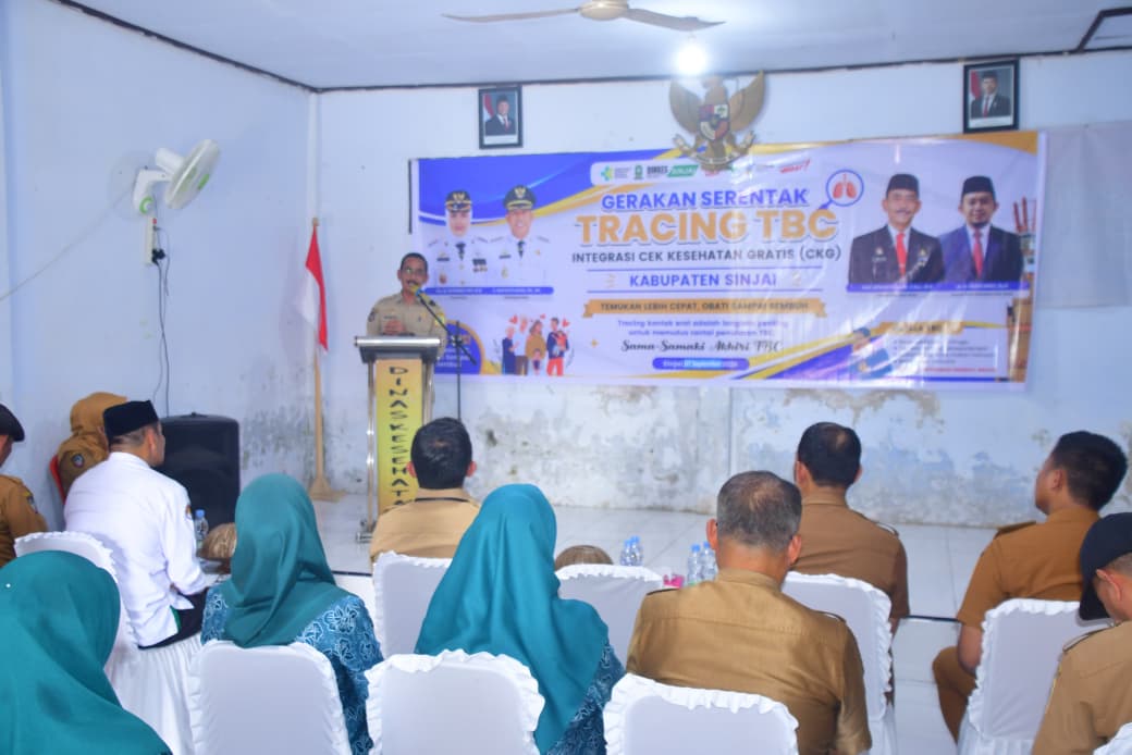 Buka Tracing TBC Masal, Sekda Sinjai: Semakin Cepat Ditemukan, Peluang Memutus Rantai Penularan Semakin Besar
