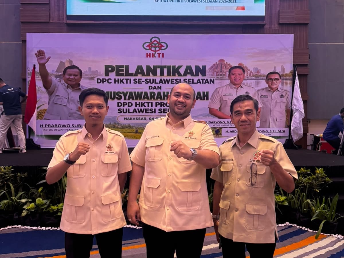 Achmad Fauzan Guntur Resmi Nahkodai HKTI Sinjai, Siap Bawa Pertanian ke Arah Lebih Maju