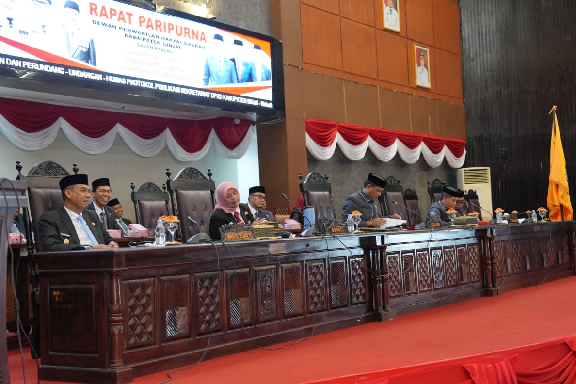 Bupati Sinjai Serahkan 3 Ranperda ke DPRD, RTRW 2026–2046 Jadi Salah Satu Agenda Pembahasan