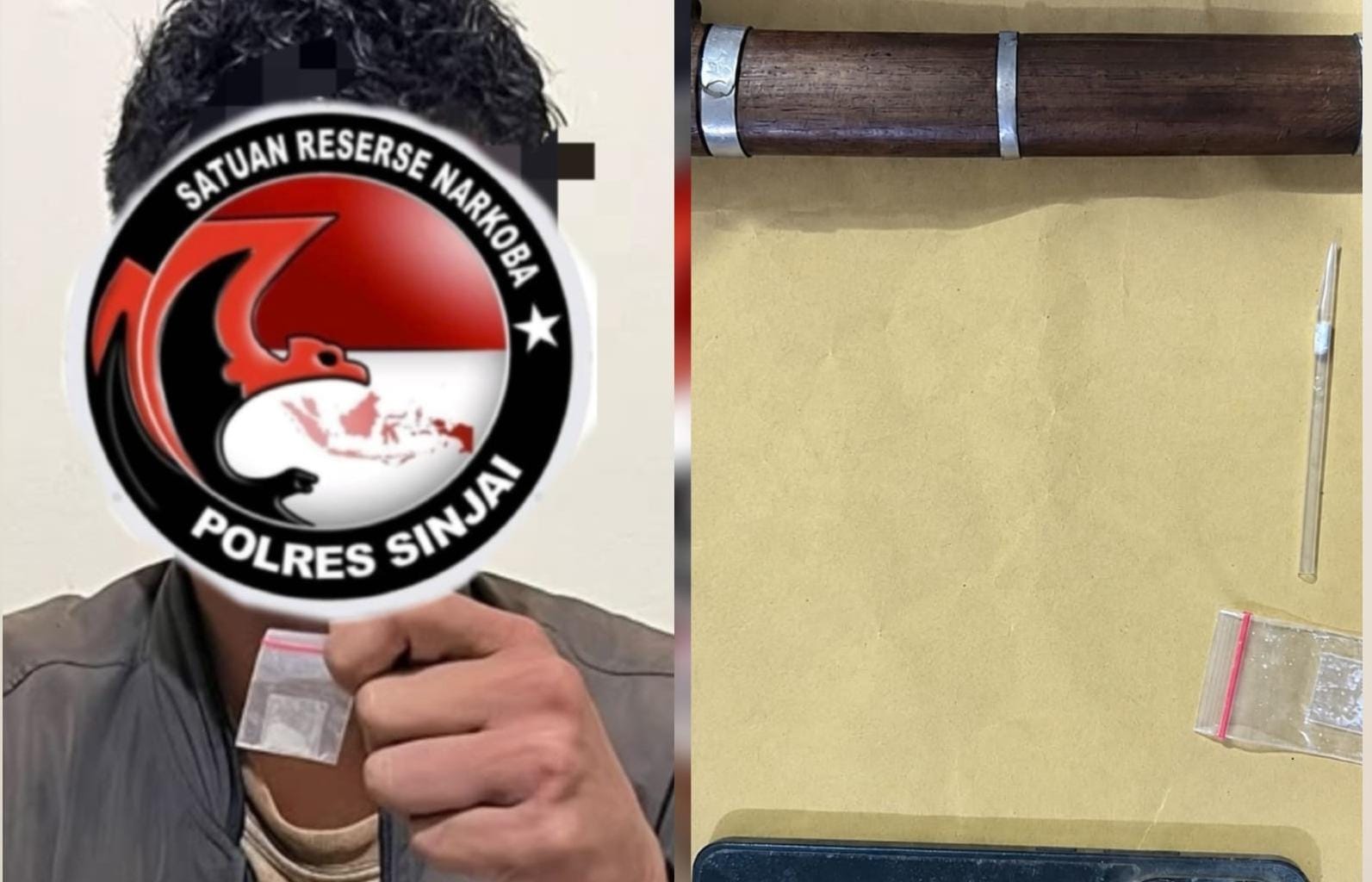 Genggam Sabu 0,26 Gram, Pria di Sinjai Utara Nekat Lawan Polisi Pakai Badik