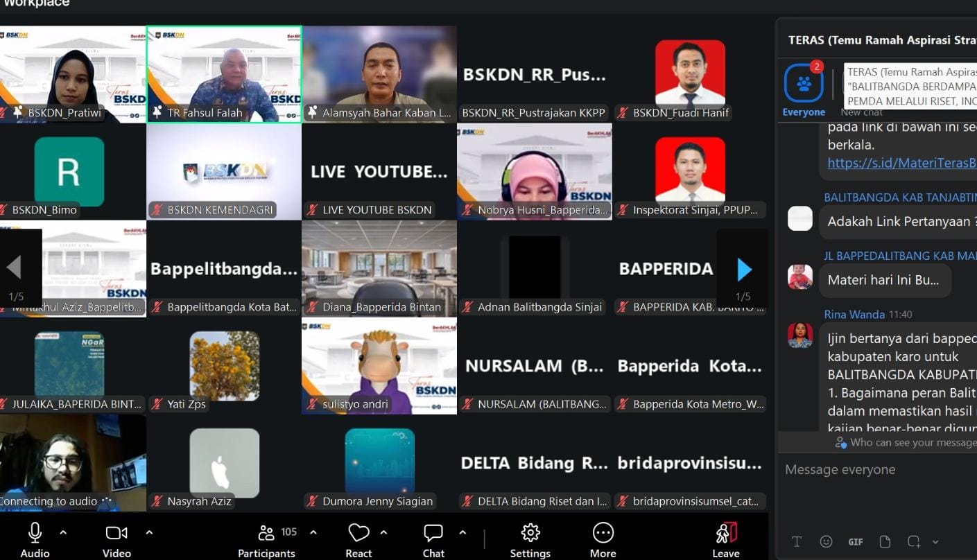 Tampil di Forum Nasional Kemendagri, Balitbangda Sinjai Dorong Riset dan Inovasi Berdampak Nyata